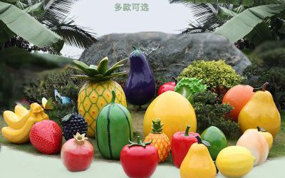 水果雕塑-農(nóng)場(chǎng)景觀仿真水果玻璃鋼模型擺件園區(qū)裝飾