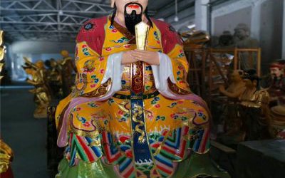 景區(qū)寺廟玻璃鋼泰山神東岳大帝雕塑