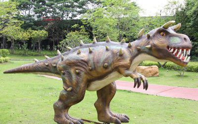 景區(qū)游樂(lè)場(chǎng)大型仿真玻璃鋼動(dòng)物侏羅紀(jì)恐龍雕塑